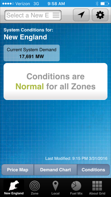System Conditions