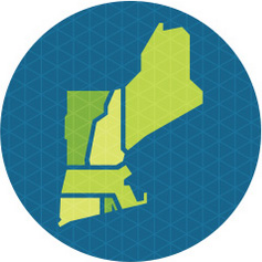 New England Map illustration